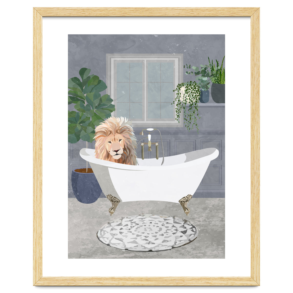 Leo Lion takes a bath