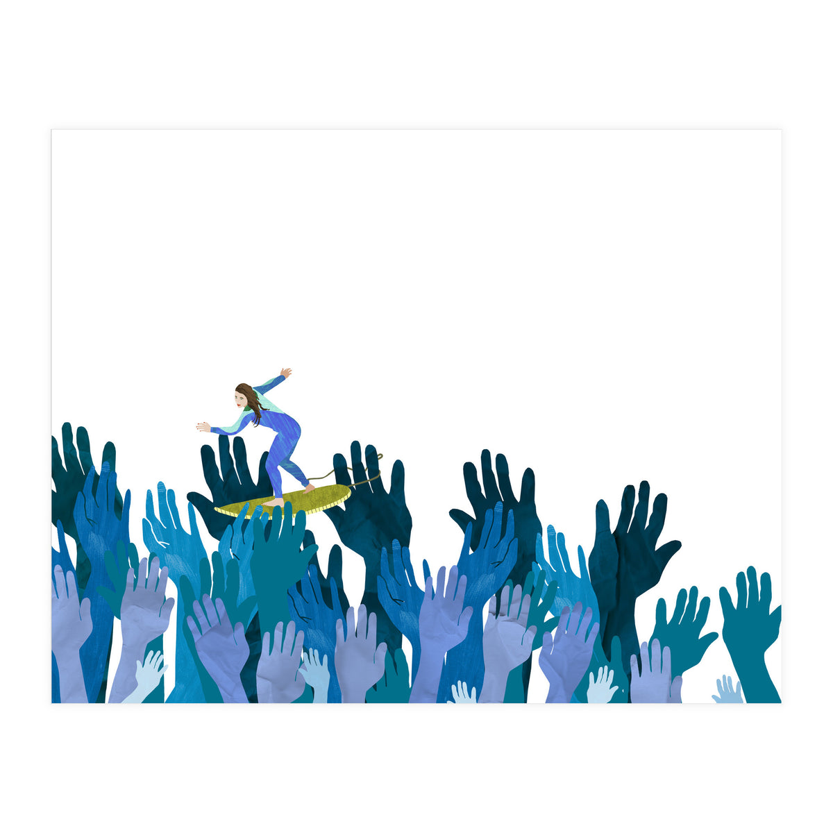 Crowd Surfing (Print Only)