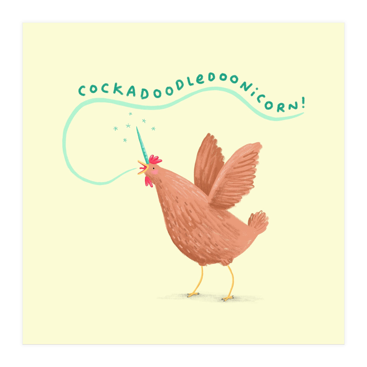 Cockadoodledoonicorn (Print Only)
