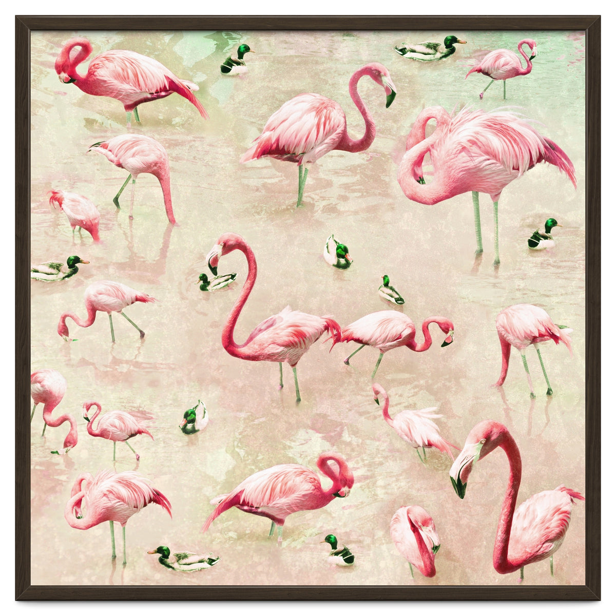 Flamingos Vintage Pink