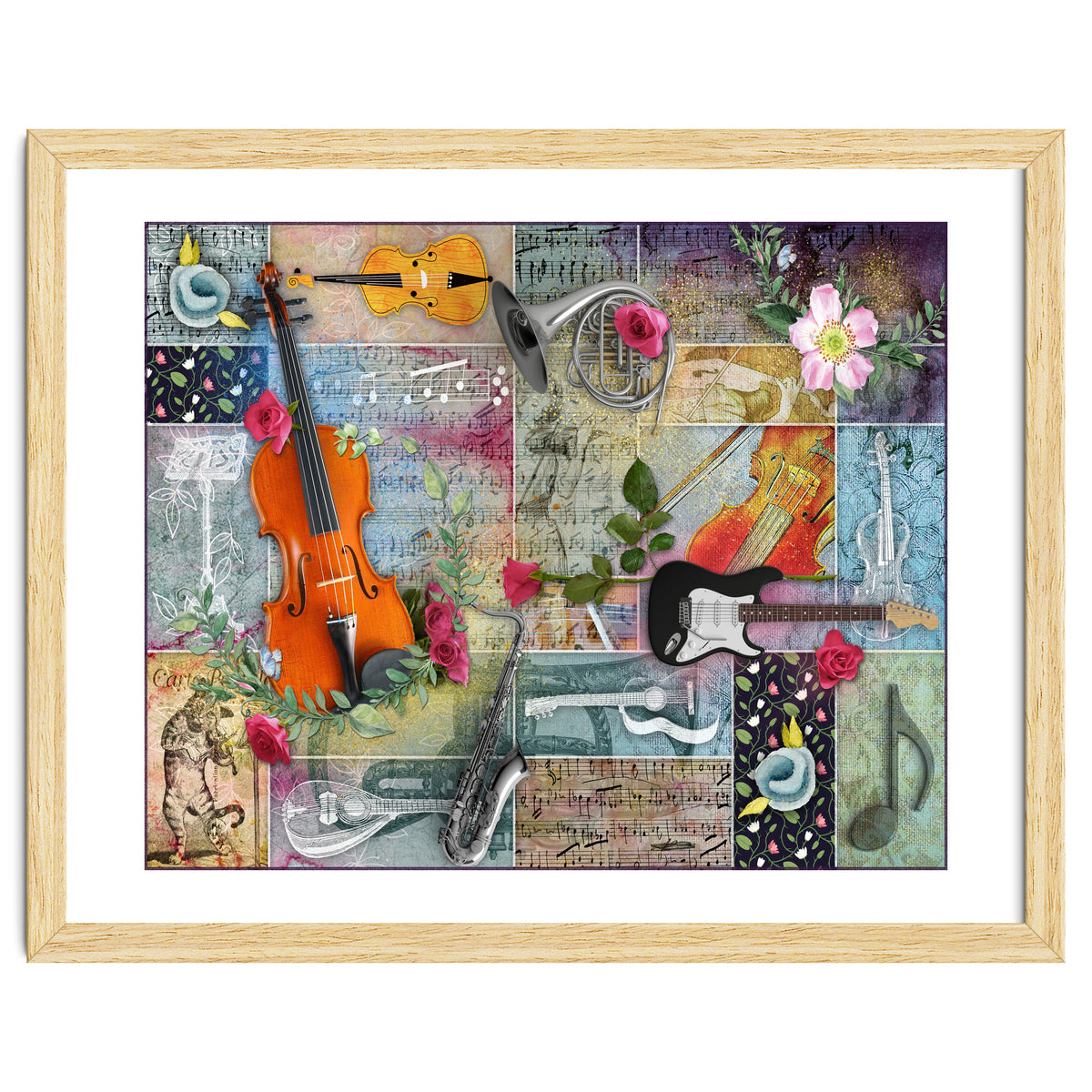 Musical Garden Collage