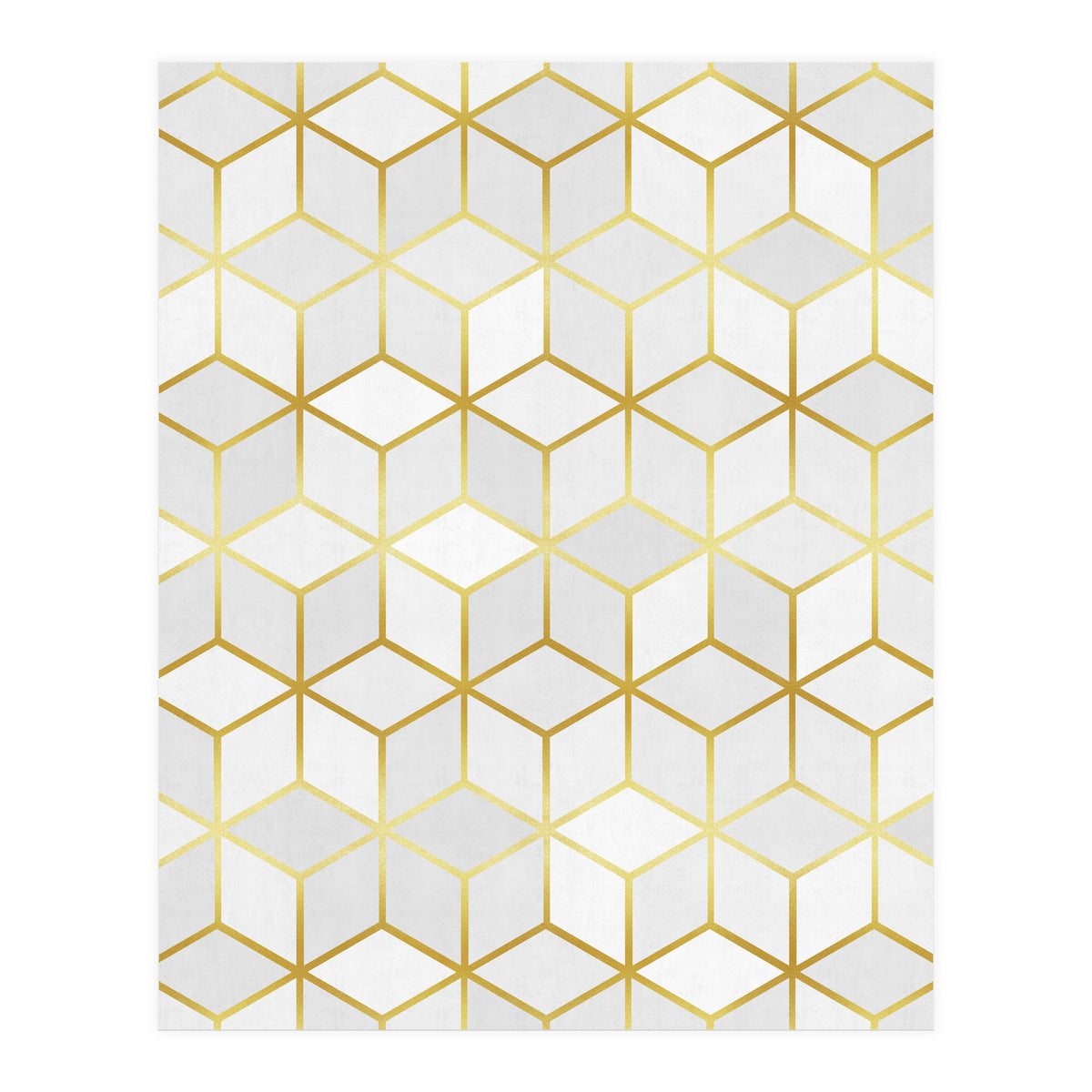 Colorful and golden pattern V (Print Only)