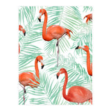 Flamingo And Mint Palm (Print Only) thumbnail