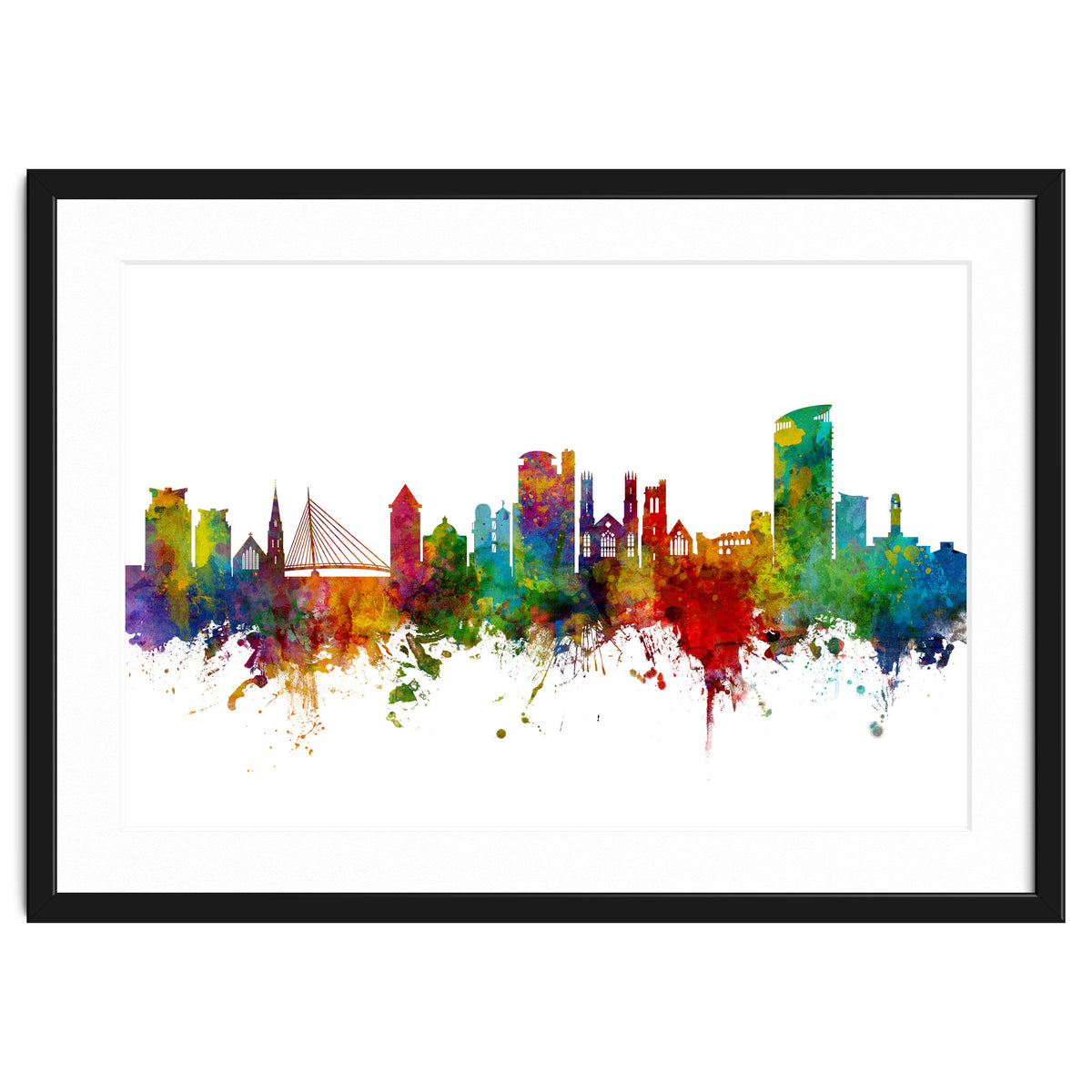 Swansea Wales Skyline