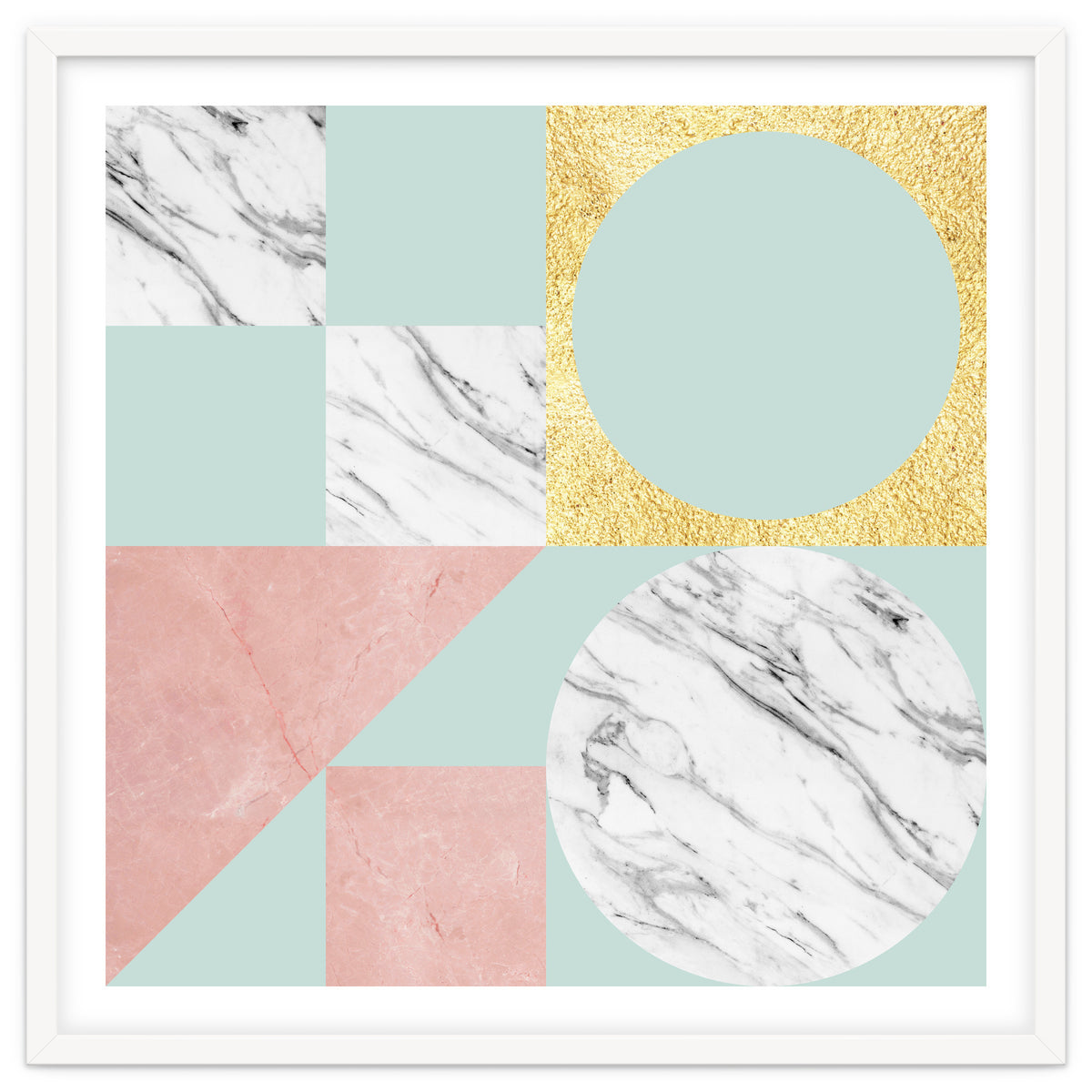 Marble and gold I