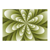 Abstract Optical Illusion Flower  (Print Only)