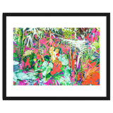 Find Me Where The Tropical Things Are | Jungle Botanical Palm Colorful Painting thumbnail