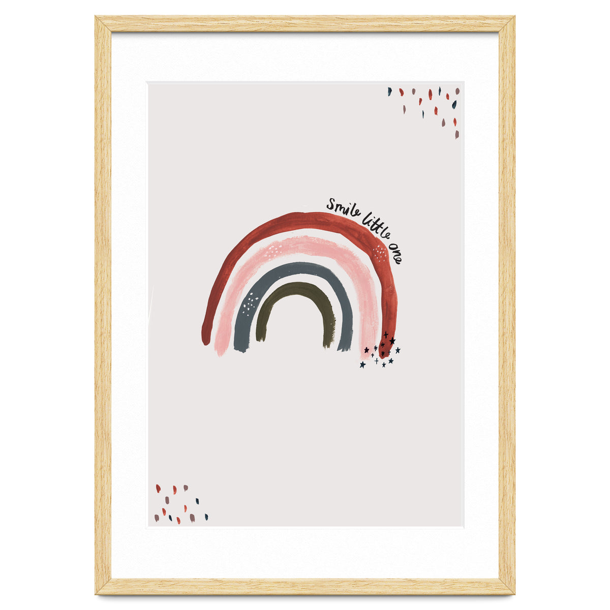 Smile Little One Rainbow Portrait