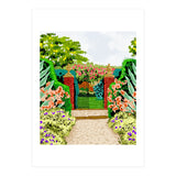 Gated Garden, Nature Landscape Painting (Print Only) thumbnail