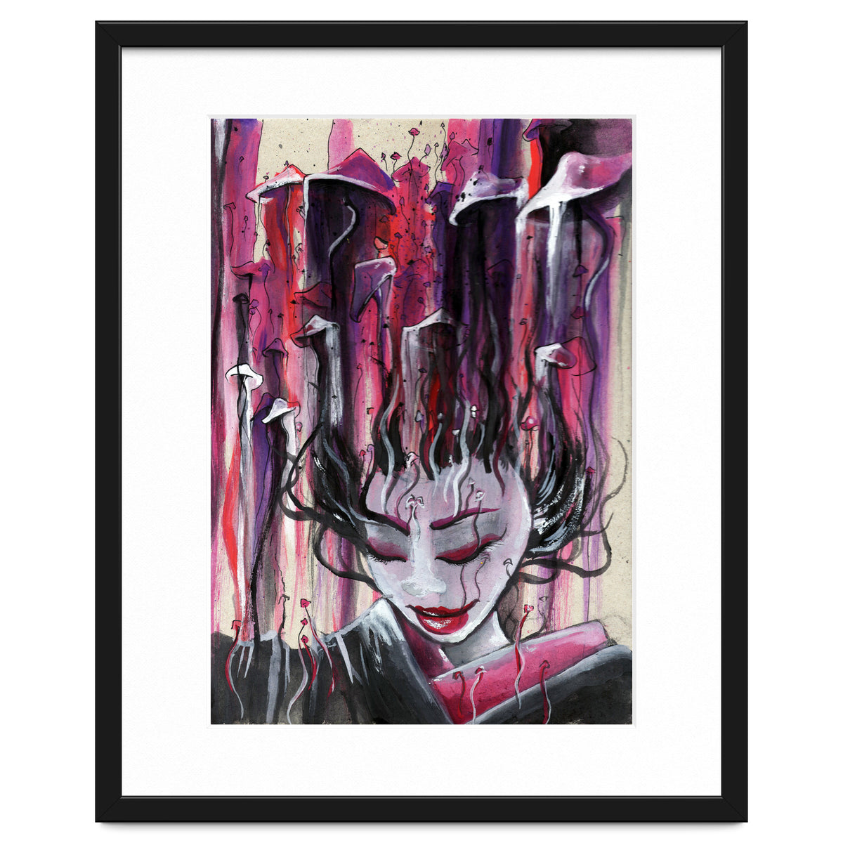 Geisha in Mushrooms: The Surrealistic Concubine