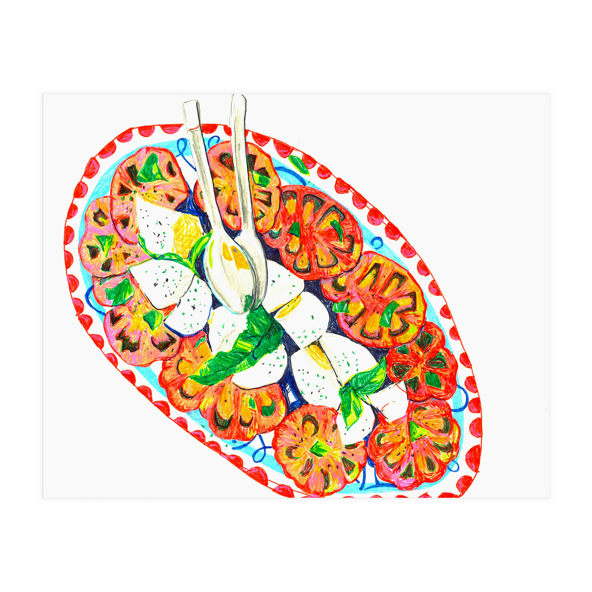 Provence Tomates Mozza (Print Only)