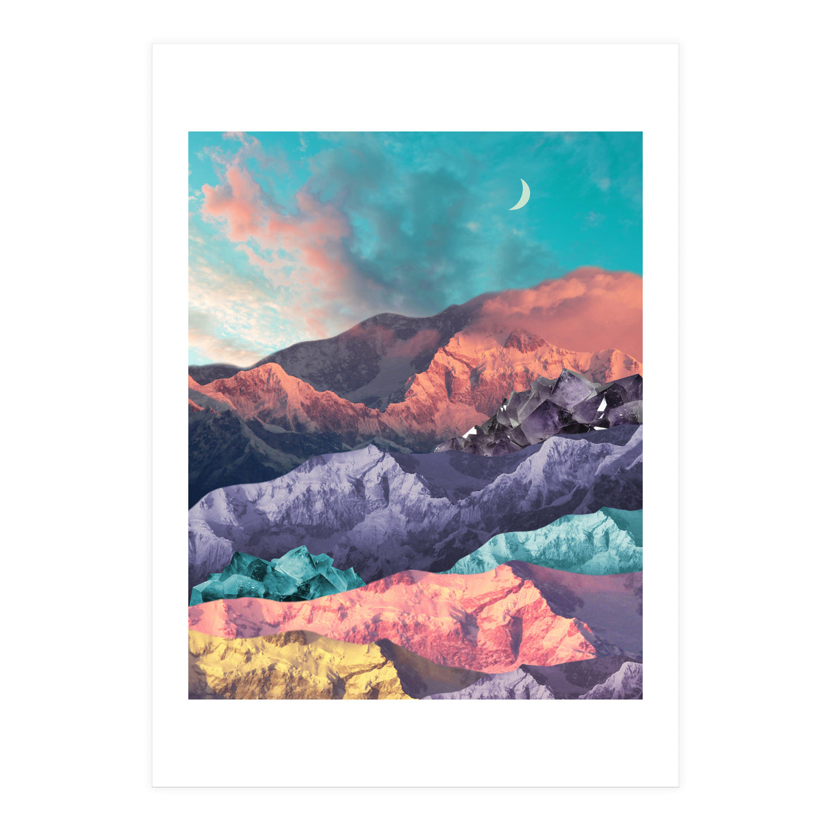 Moon Mountains (Print Only)