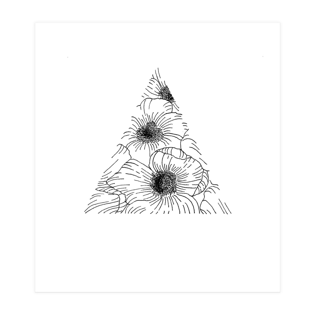 Salt&Surf Flower Triangle (Print Only)