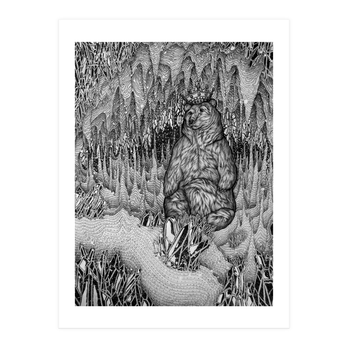 Cave Of The Bear King (Print Only)