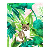 Tropical Glam Cat (Print Only) thumbnail
