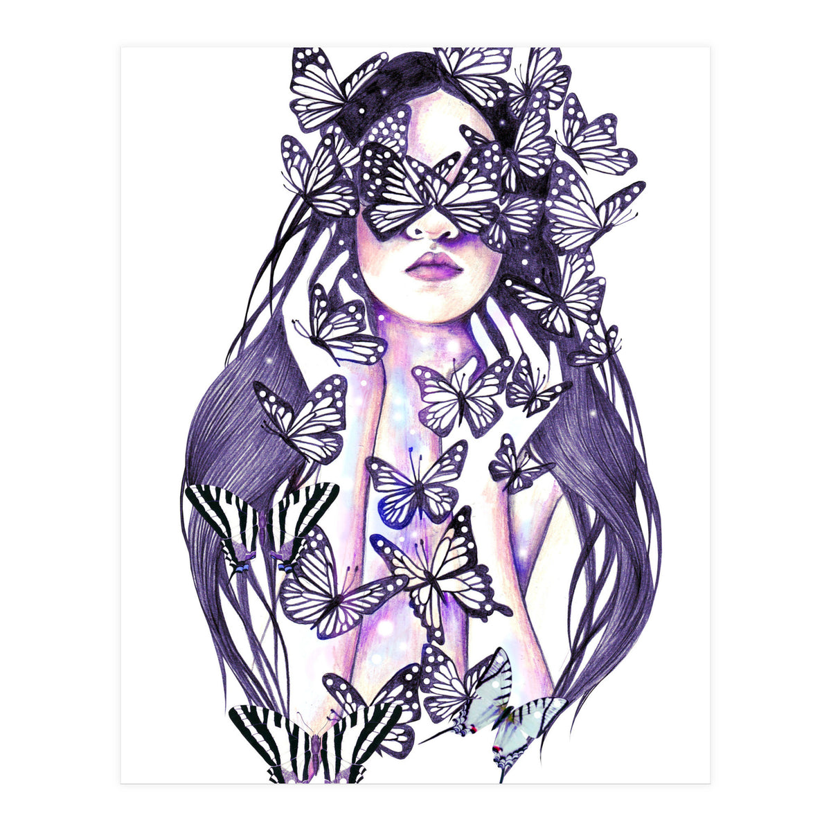 Lady Butterfly (Print Only)
