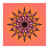 SUNSET CORAL MANDALA (Print Only) thumbnail