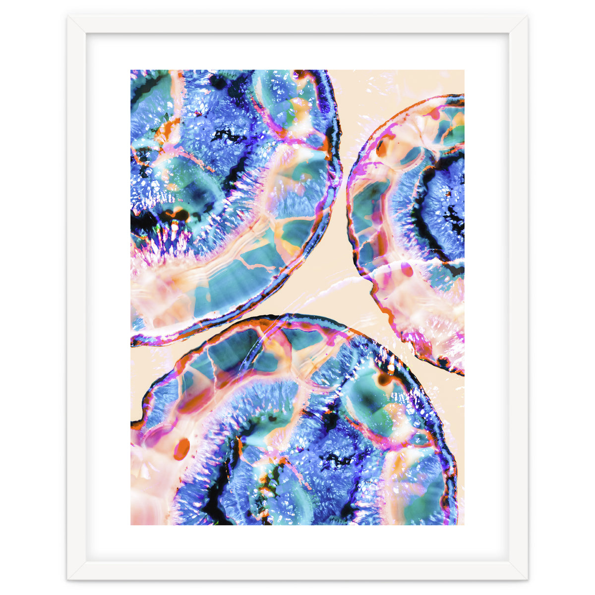 Abstract Agate Painting