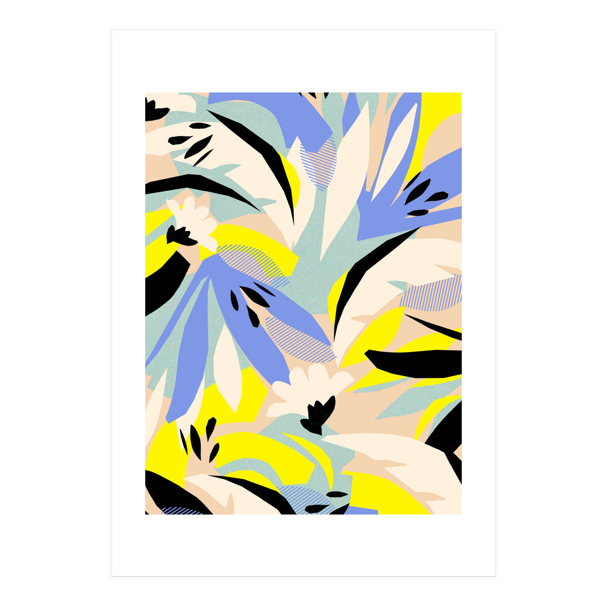 Abstract floral (Print Only)