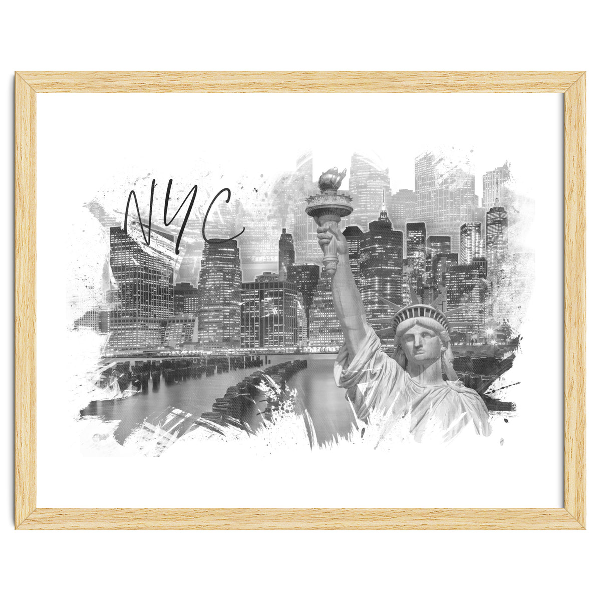 Trendy MANHATTAN Collage