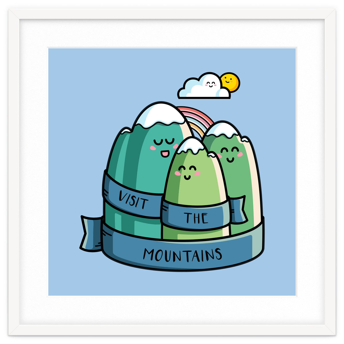 Kawaii Cute Visit the mountains