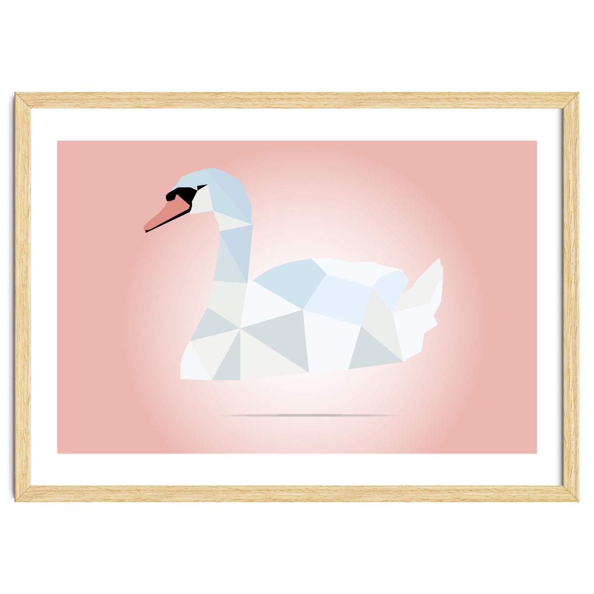 Swan Low Poly Art