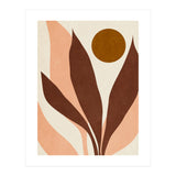 ABSTRACT LEAVES AND SUN - R01 (Print Only) thumbnail