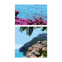 Positano flowers in Paints  (Print Only)