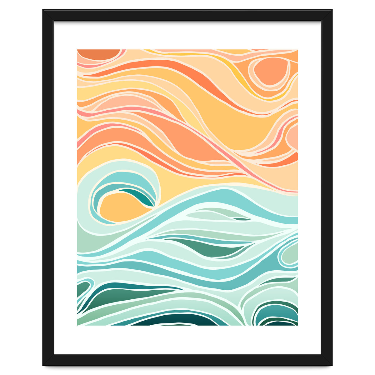 Sky And Sea Abstract