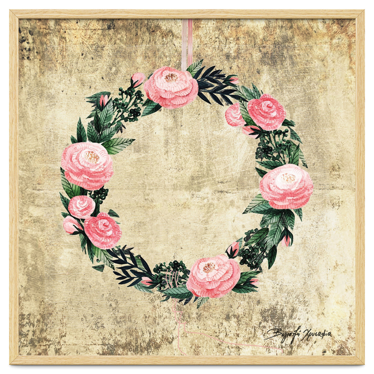 Wreath #Rose Flowers #Royal collection