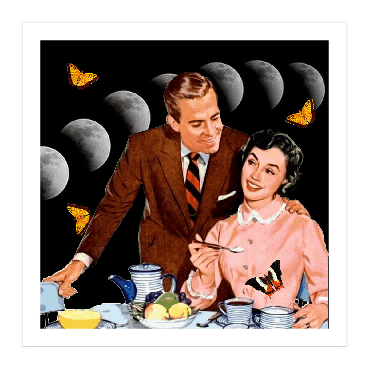 Bread In The Morning Makes Me Butterfly In Belly  (Print Only)