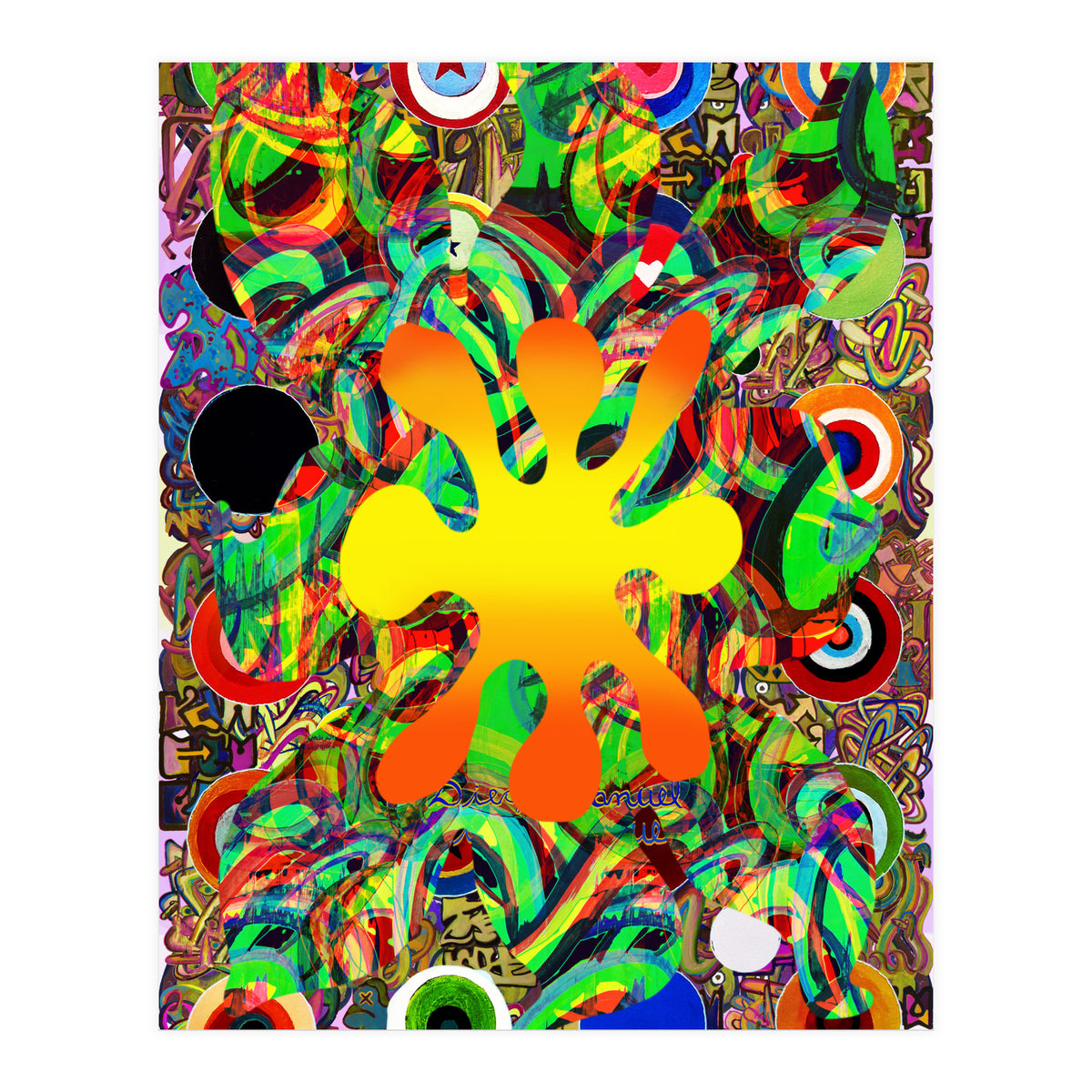 Fuego Y Graffiti 79 (Print Only)