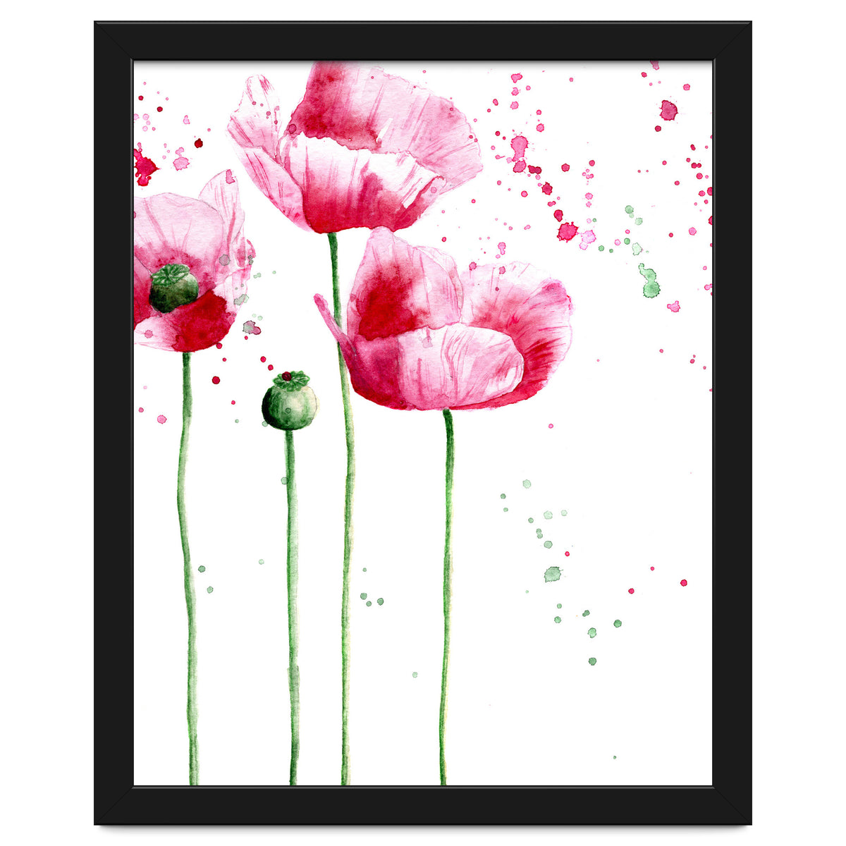 Poppies || watercolor