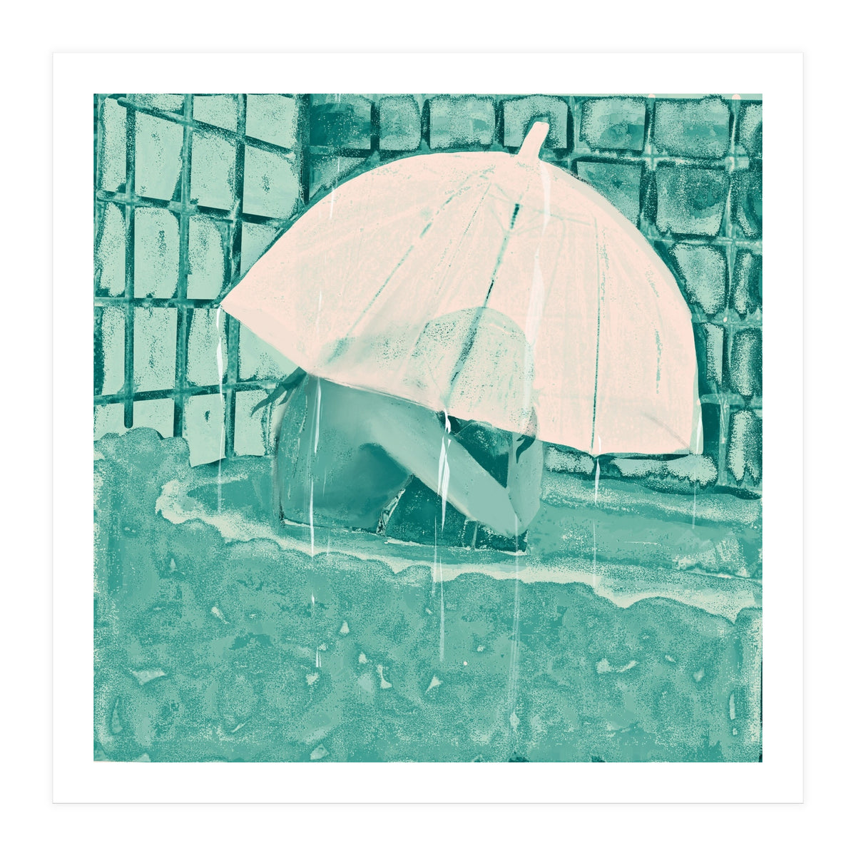 Girl in bathtub  (Print Only)