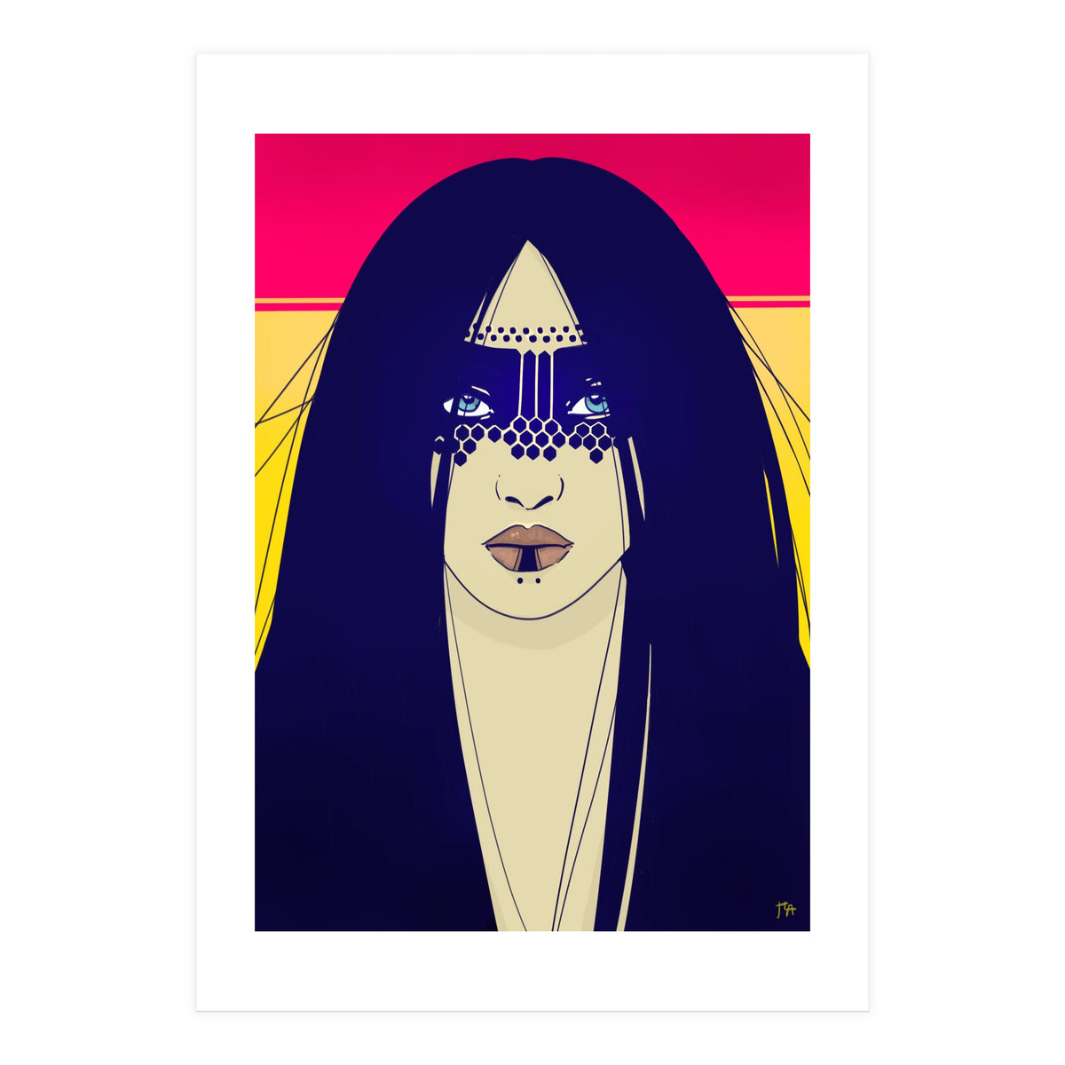 Tribal Lady (Print Only)