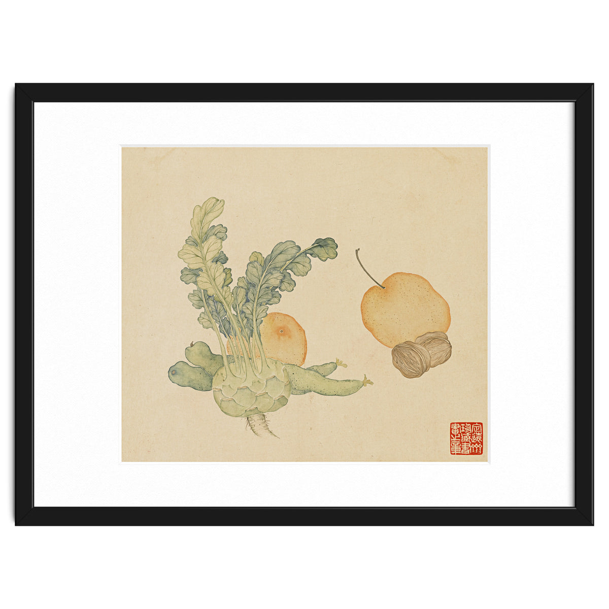 Wang Chengpi ~flowers And Vegetables, Vegetables, Fruits, Epiphyllum, Pears, Peppers