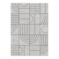 My Favorite Geometric Patterns No.21 - Grey (Print Only)