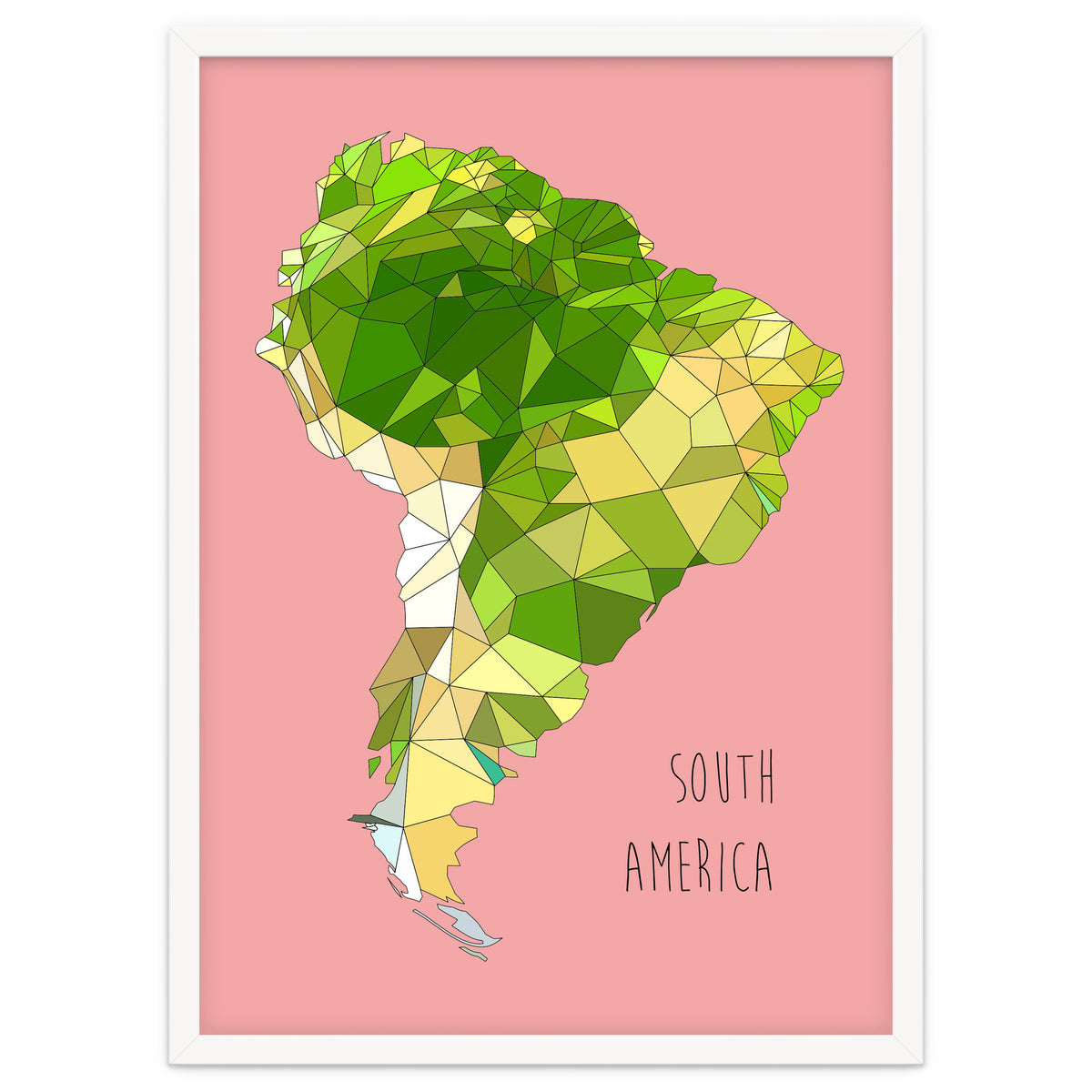 SOUTH AMERICA – Pink