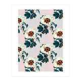 Flowery blooming with geometric (Print Only) thumbnail
