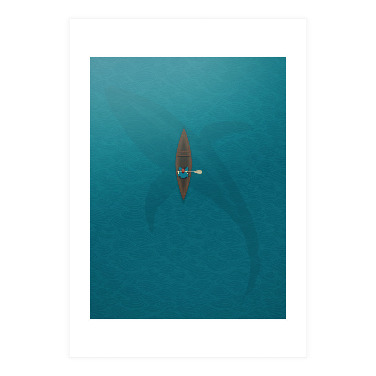 The man and the sea (Print Only)