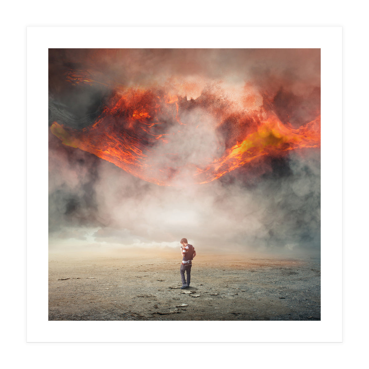 Last Cigarette Blow Up (Print Only)