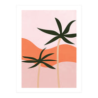 Bohemian Style Palm Trees (Print Only)