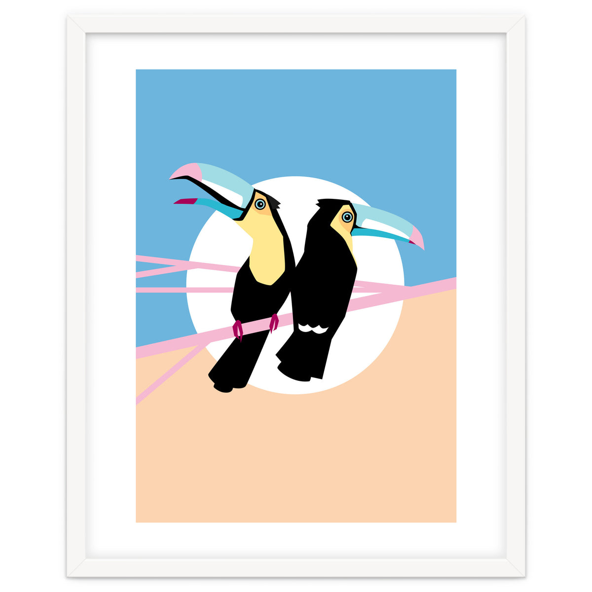 Pastel Toucans