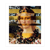 Leonardos Mona Lisa  Botticell (Print Only)
