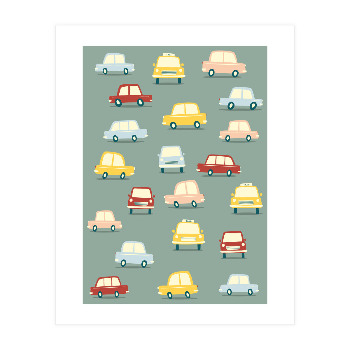 Vintage Cars (Print Only)