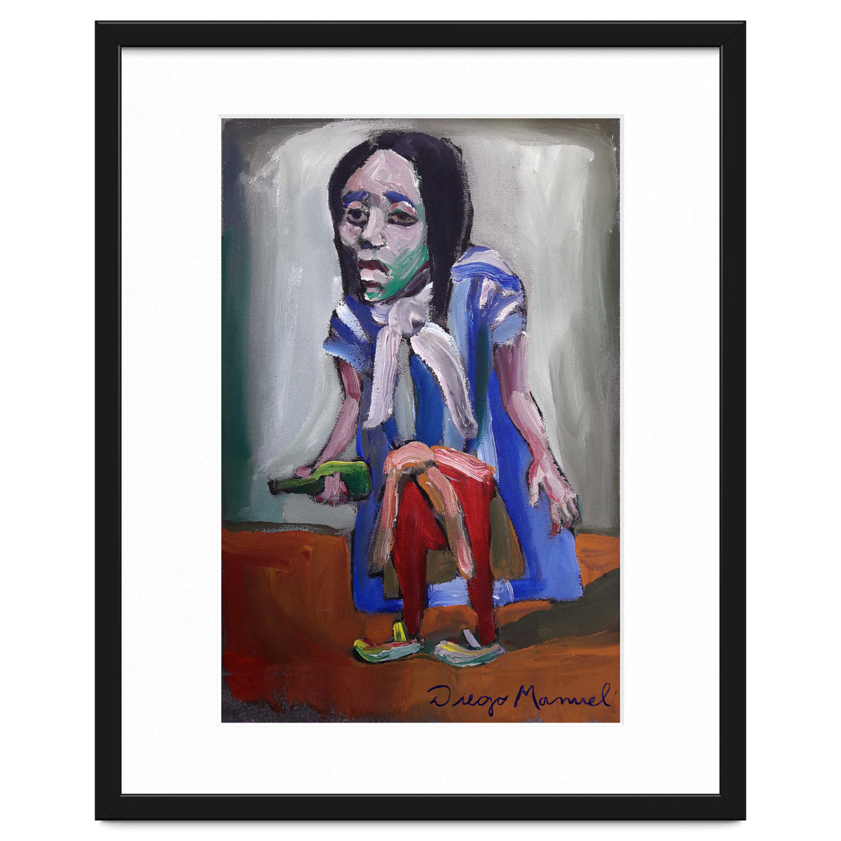 The fan, people from the neighborhood