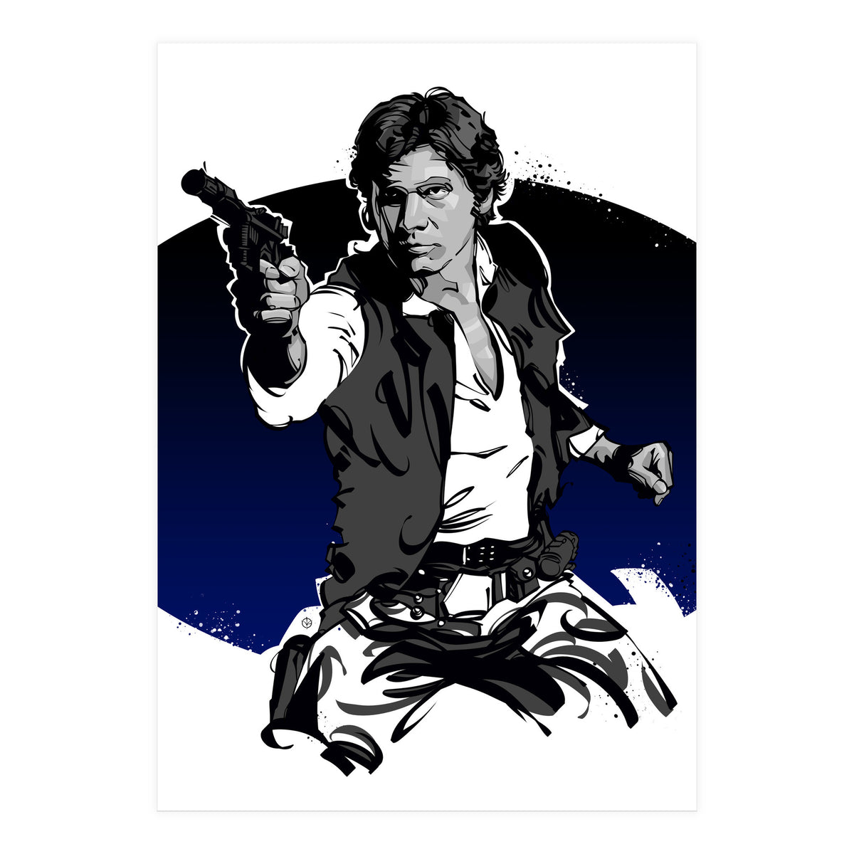 Han Solo STAR WARS (Print Only)