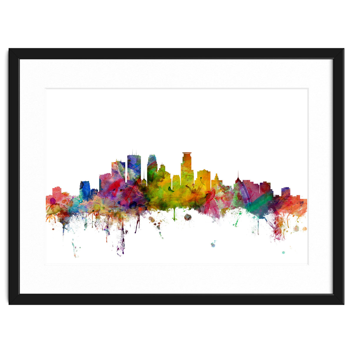 Minneapolis Minnesota Skyline