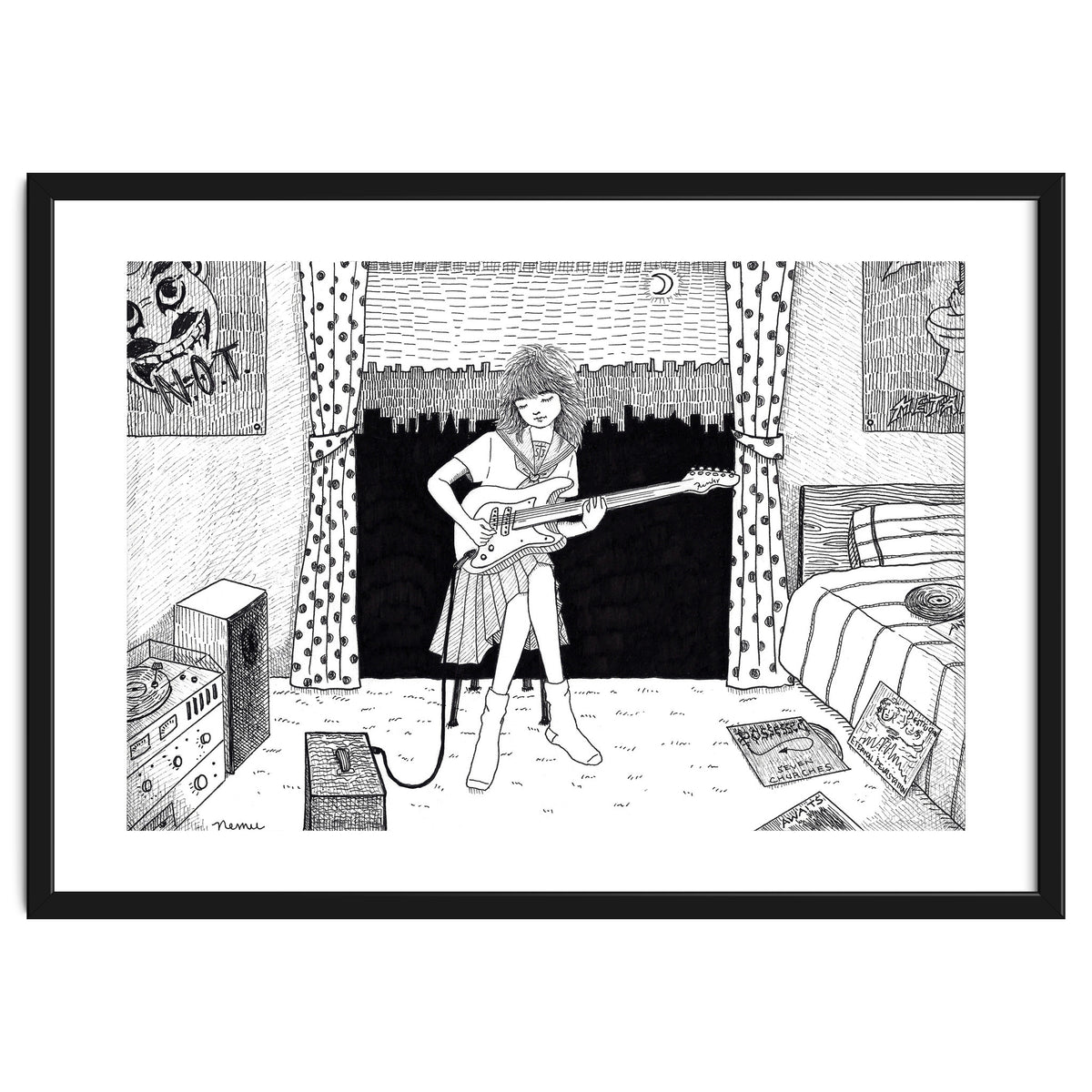 Teenager's Room In The 80's