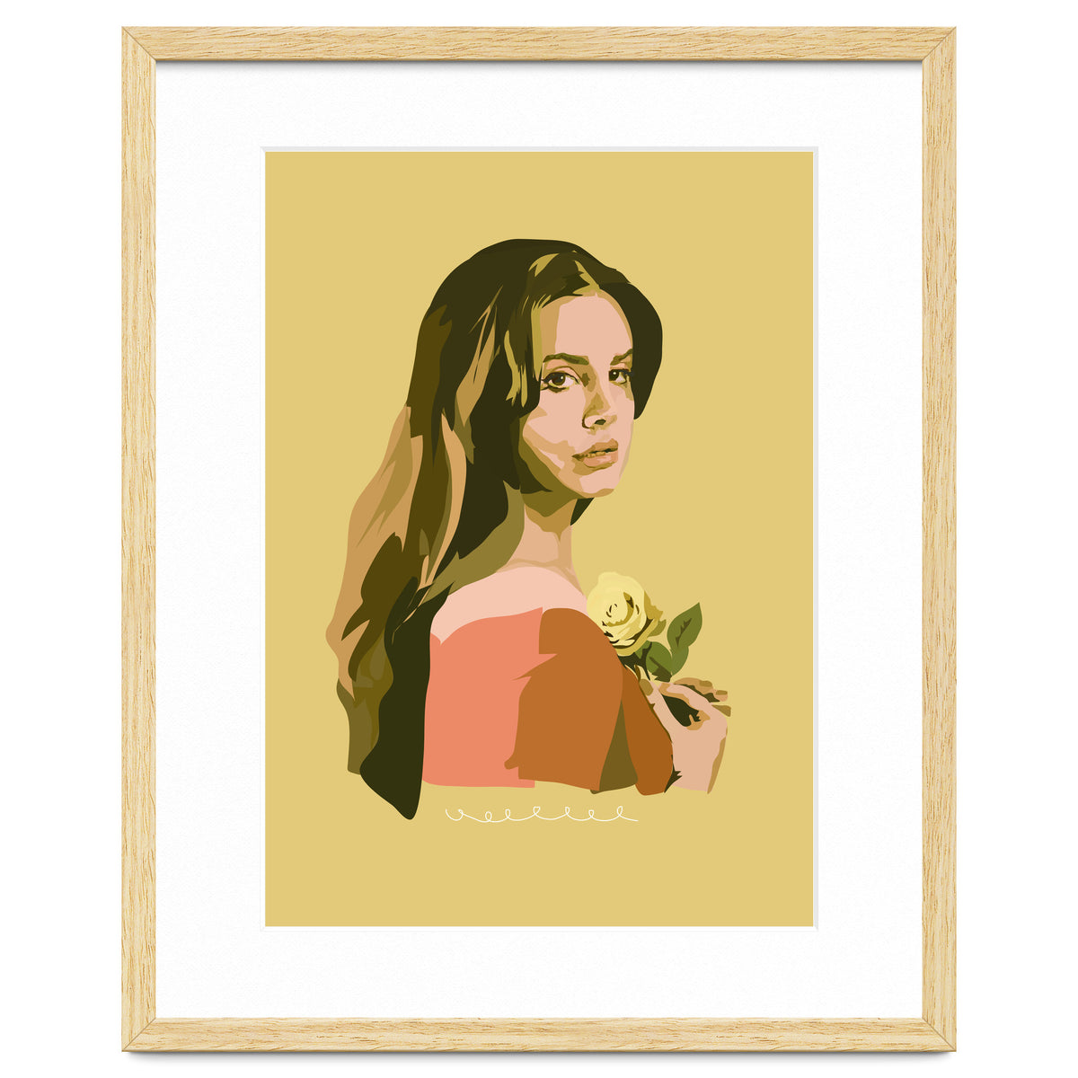 Lana Del Rey With Rose